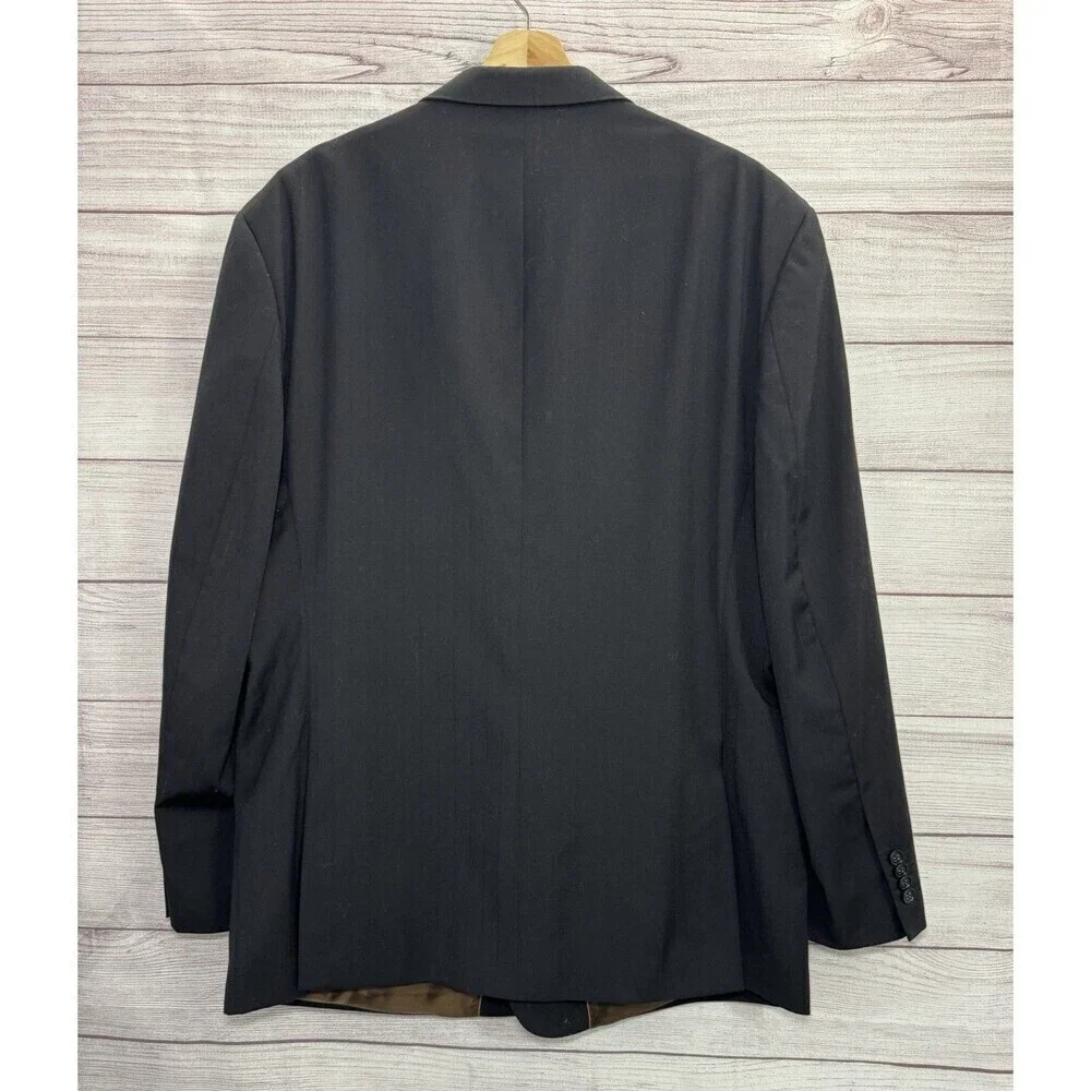 Umberto Rossi  BLAZER  Black Mens 48R Black  100% Wool